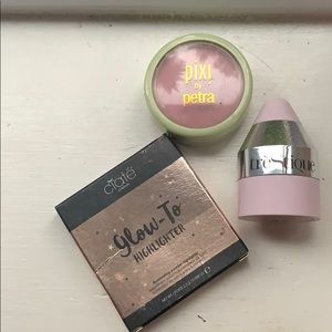 3piece blush & highlight makeup bundle.